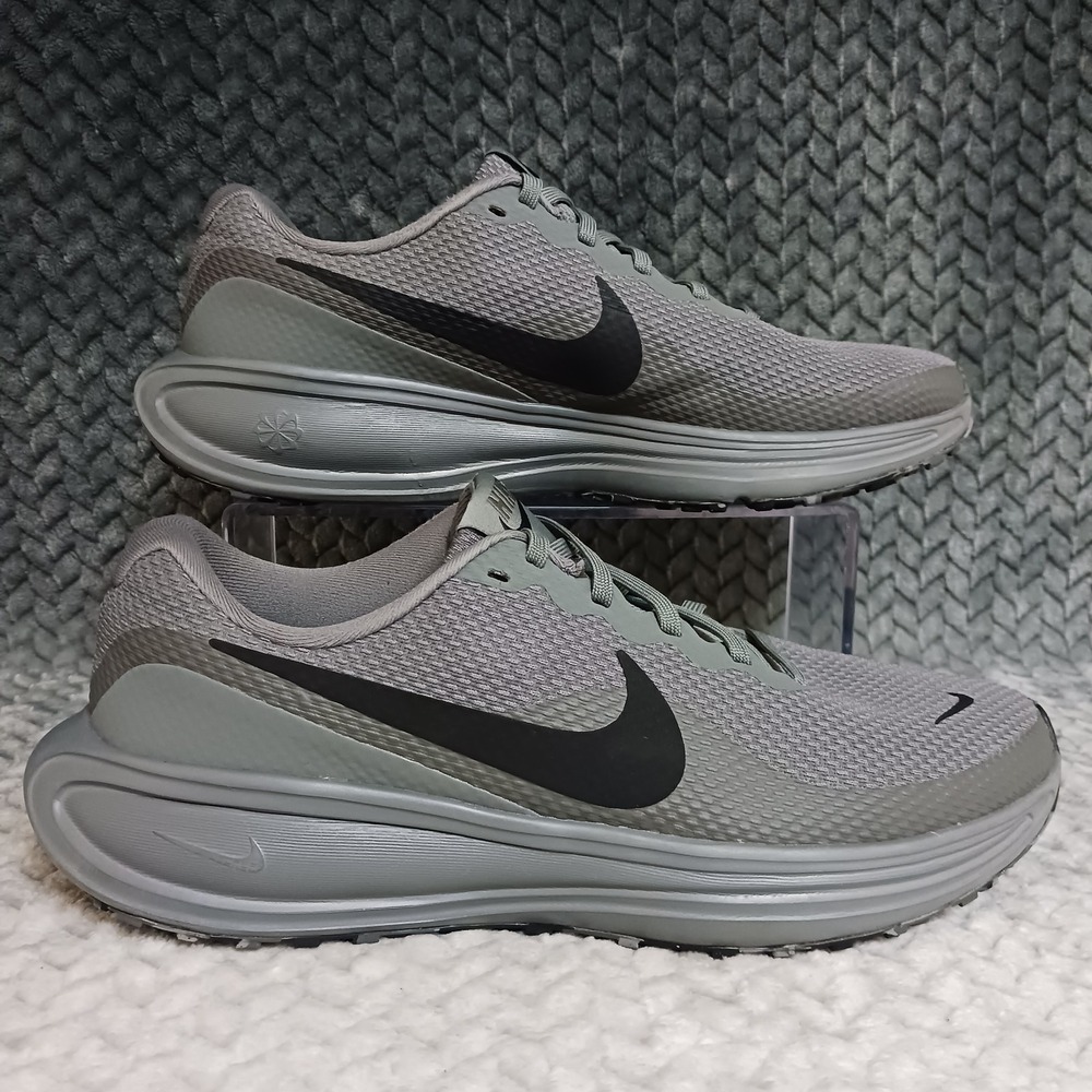 Nike Revolution 8 Smoke Grey Black Men's Road Running Sneakers Shoes Size 8
